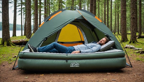 Le matelas camping confortable qui améliore votre sommeil